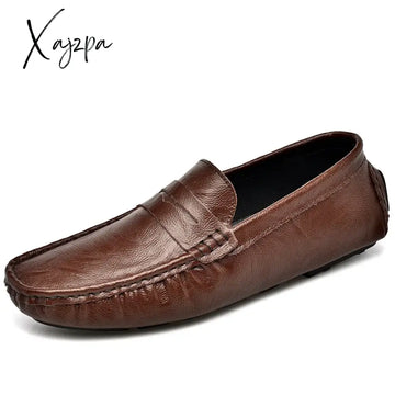 Loafers Shoes Men Fashion Shoes 2024 New Spring Comfy Men's Flats Moccasins Classic Original Leather Men Casual Shoes